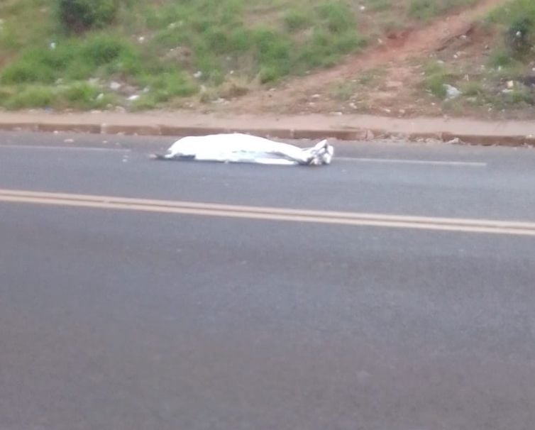 Homem morre atropelado por caminhão: vítima teve o crânio esmagado
