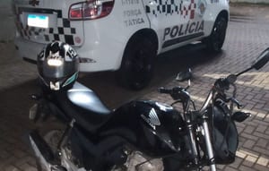 Motociclista provoca perseguição e é detido em Prudente