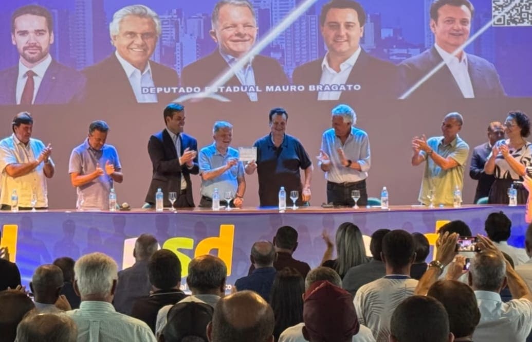 Com Kassab e Caiado, PSD filia Mauro Bragato e encerra caravana em Presidente Prudente