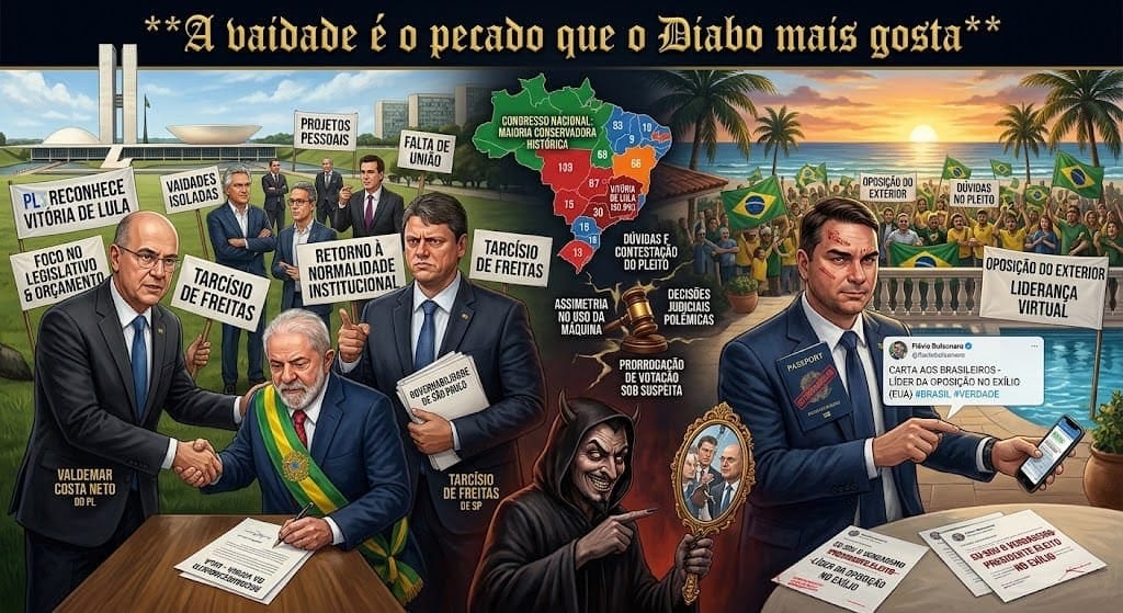 A vaidade é o pecado que o Diabo mais gosta